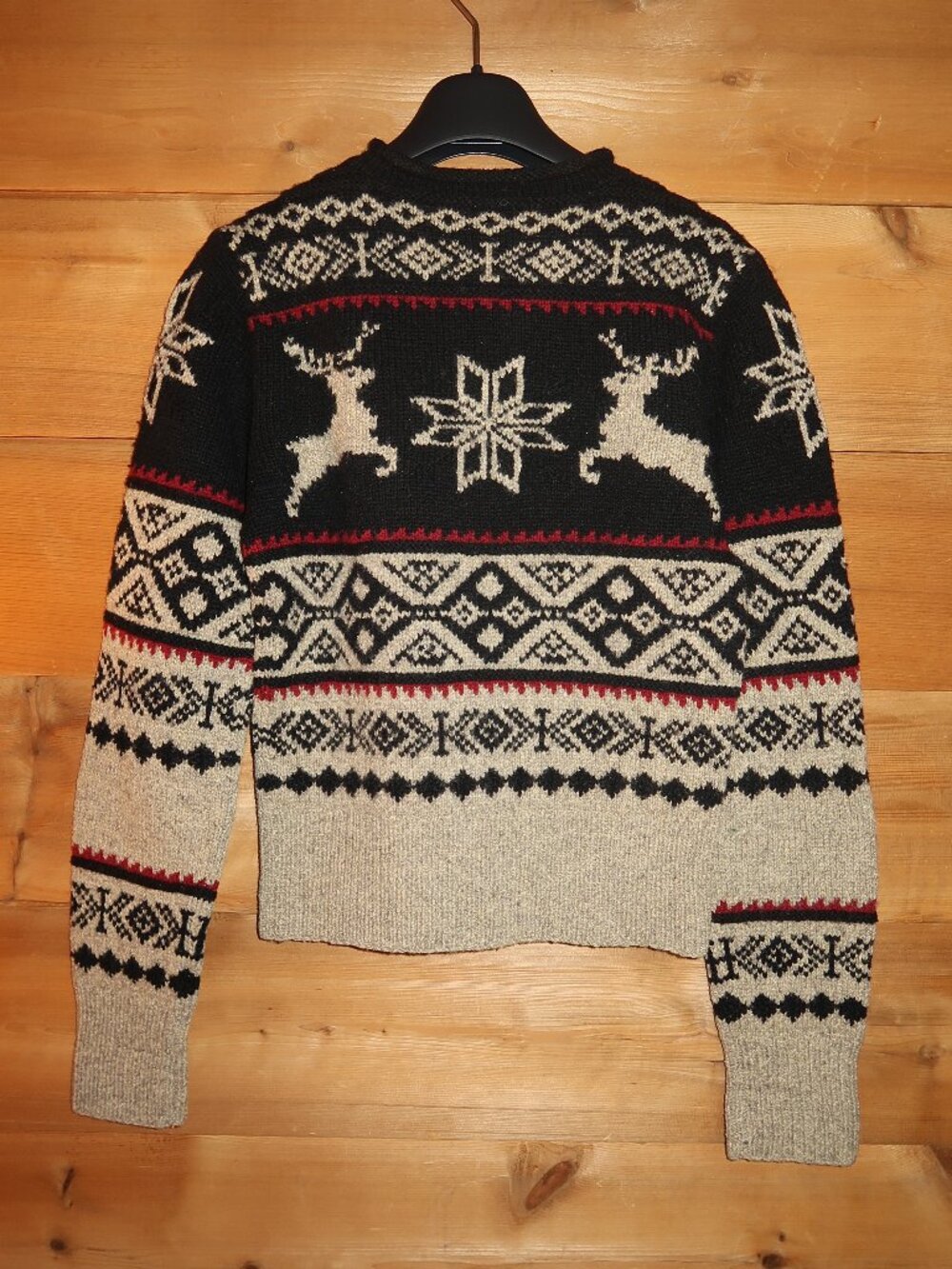Vintage Ralph Lauren Reindeer Wool and Silk Sweater - Picture 4 of 6